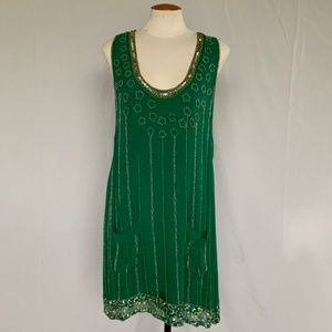 French Connection Daisy Beaded Shift Dress